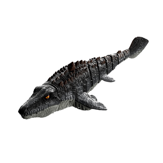 Caox Children's Boy Remote Control Boat Toy se puede lanzar modelo Mosasaur Dinosaur Submarino Speed ​​Speed ​​Speed ​​Shark Electric Water-Squirting Modelo de control remoto MOSasaur-No Photo Mosaico biónico Mosaico *1 Lación de batería de 30 minutos + envío gratis