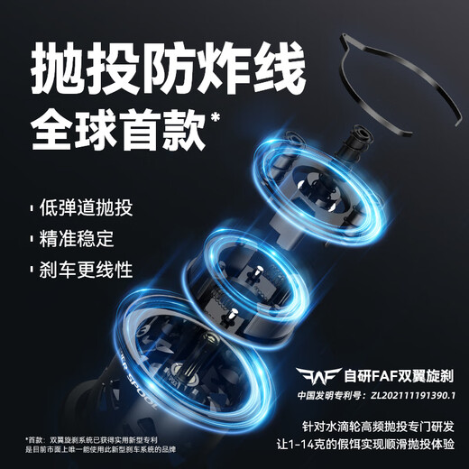 Kastking Kasting Hongfalcon PRO micro-object water droplet fishing reel fishing reel ultra-lightweight anti-explosion fishing reel