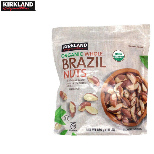 柯克兰（Kirkland）巴西坚果鲍鱼果680g 进口休闲零食礼包每日坚果送亲友礼物Costco