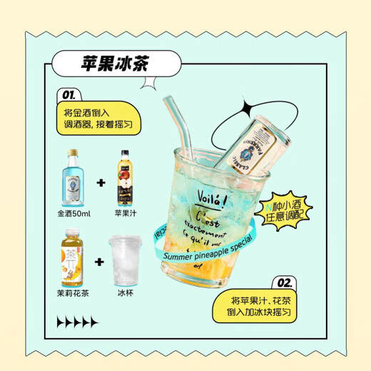 巴一戈尔便利店调酒套装小酒版洋酒威士忌伏特加朗姆酒金酒基酒50ml6支