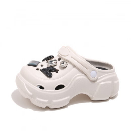 Hualin Fashion Summer Chaussage de la chaîne de perles pour enfants Sandales d'orteil mignonnes 2025 blanc 26 -27