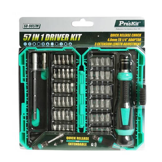 Ni Zhier customized SD-9857M multi-function combination set household mini mini mini driver set disassembly tool SD-9857M standard + plus/degasifier