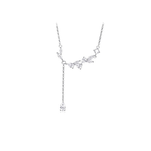 MZMZ platinum necklace women's pt950 platinum fashion trend new clavicle chain Double Eleven birthday gift for girlfriend local warehouse next day delivery/light luxury wheat spike peace necklace