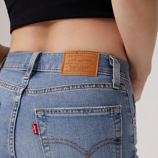 Levi's商场同款冰酷系列25夏新款女士724高腰修身直筒牛仔裤18883 000 25 (28)
