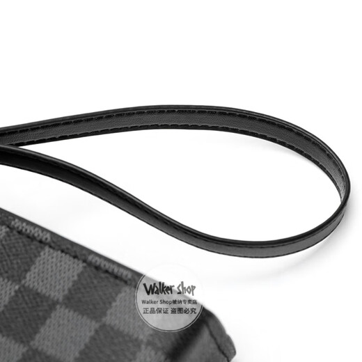 Walker Shop New Handbag Bag Men's Clutch Bag Fashion Fashion Bag Bag Arojes Bolso de negocios Bolsa de mano a cuadros de mano negra (29*19.5*5.5cm)