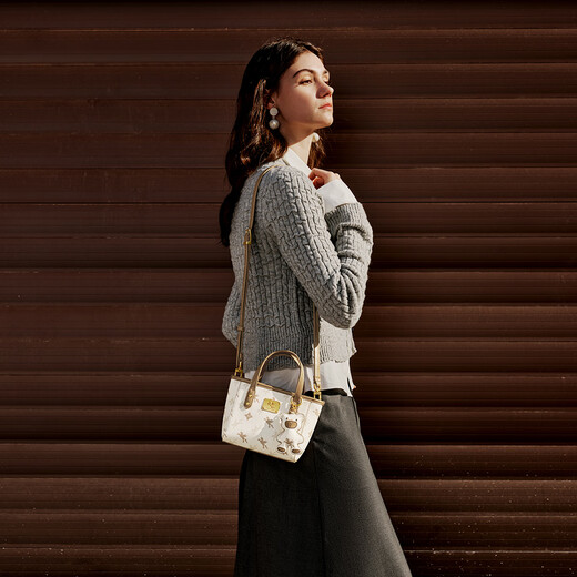 纽芝兰（NUCELLE）沈月同款飞马mini托特包2025单肩斜挎菜篮子手提包圣诞生日礼物女