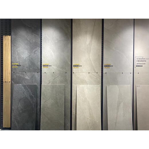 惠利得砂岩瓷砖600x1200通体模具面干粒地板砖750x1500客厅防滑大板墙砖 莱姆石12038RP 750*1500