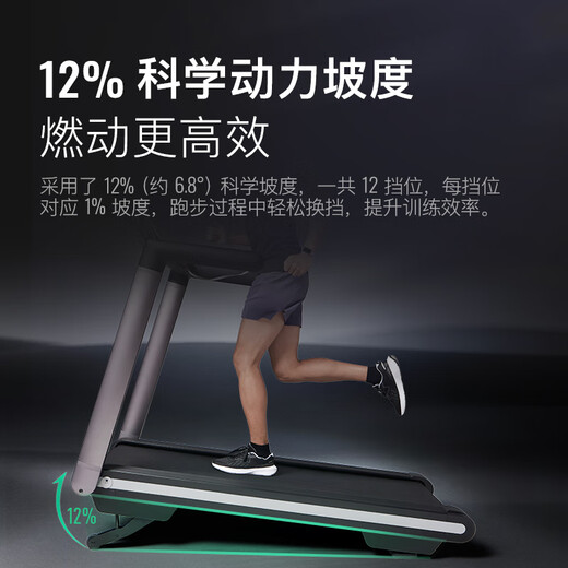 Keep treadmill K4 smart equipment for home use, foldable slope adjustment, wide treadmill, shock absorption, silent fitness, slope adjustment/intelligent speed regulation-K4 white