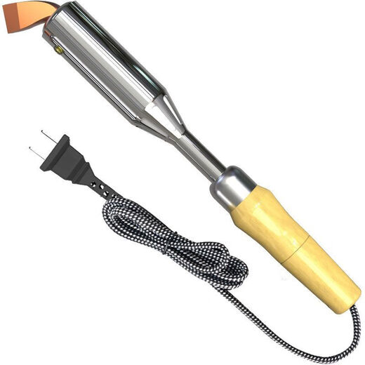 Chengzhou electric soldering iron household high-power wooden handle multi-functional soldering gun chrome iron Luotie 100W150W200W300W500W 300W high-power wooden handle electric soldering iron