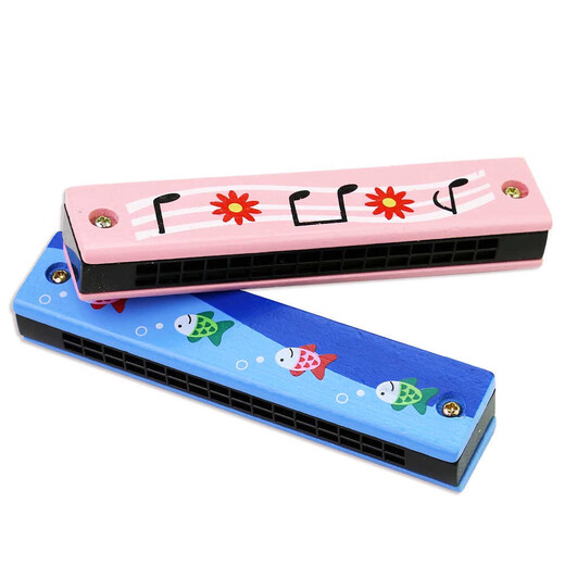 Wenzhizhizhizhi 16 Hole de madera de madera de madera de madera Estudiantes de la escuela primaria Jugar Instrumento musical Regalo creativo Oral Oral Iron Armonona 5 Colores al azar