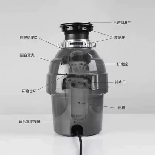 Kohler (KOHLER) K-21559T-NA fully automatic garbage disposer waste food disposer (food waste disposer) K-21559T-NA