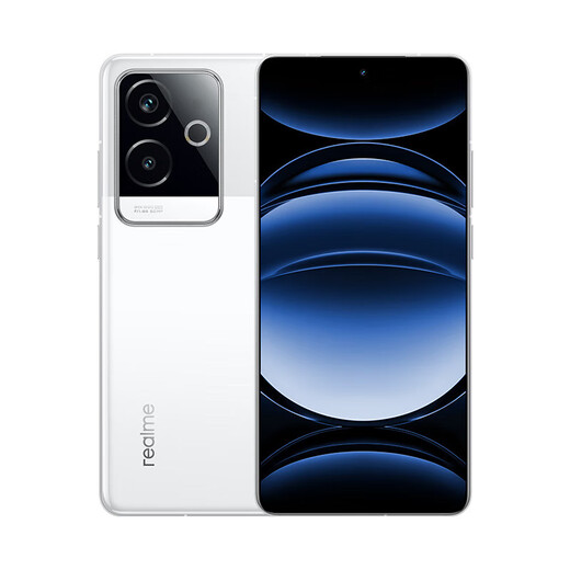 True Me GT6 Student AI Intelligent Gaming Mobile E-sports Unparalleled Straight Screen 5800mAh Energy-Concentrated Large Battery + 120W Fast Charging Smart AI Gaming Mobile Real Me GT6 Light Year White 12+256