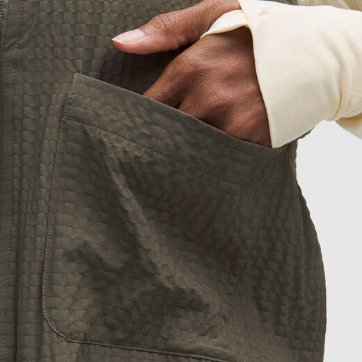 
lululemon丨Grid-Texture Women's Hiking Mesh Textured Working Vest LW3IL1S Military Green S