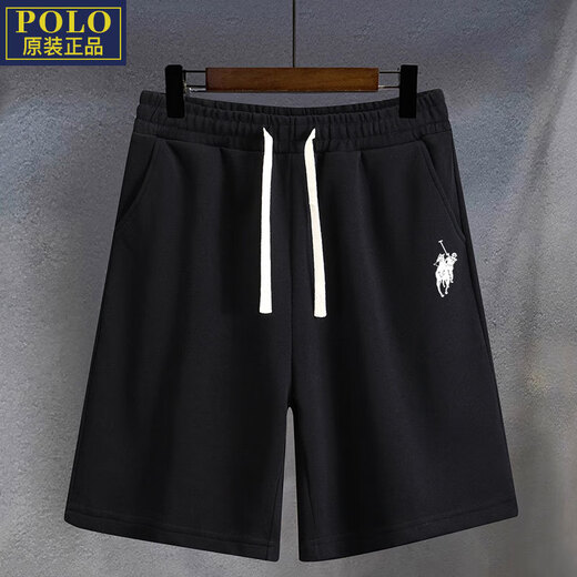 POLO SPORT American Ralph Lauren summer thin youth elastic loose shorts elastic band three-quarter pants casual pants men 777-shorts-Q1 light gray L recommended 110-130Jin Jin equals 0.5 kg