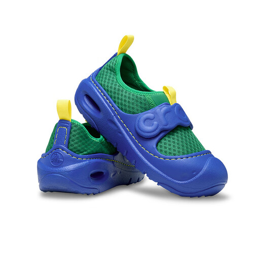 CROCS Mountain Dew children's wading shoes comfortable and lightweight sandals/210619/210620 evergreen green-3WH 35 (215mm)