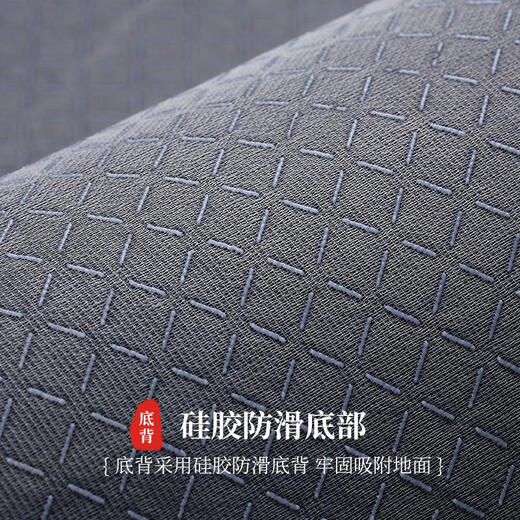 CLCEY金黄色风水入户门地垫进门口玄关蹭土除尘换鞋脚垫耐脏地毯 福禄 百福具臻-金色-12159 50*80cm清爽无毛毯面