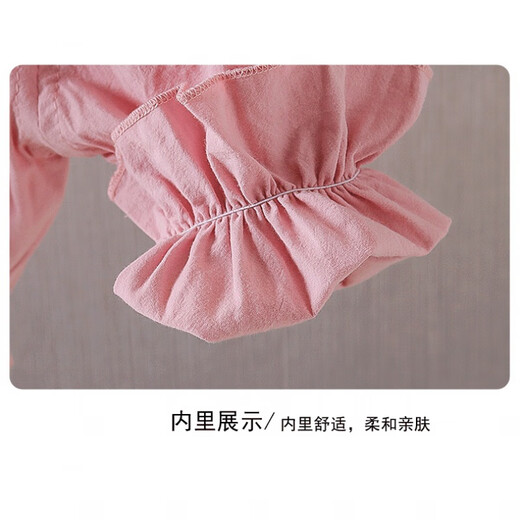 Disney de 03 años Traje de bebé de verano Summer Niña de manga corta Polka Polka delgada de 689 meses Summer de dos piezas Lindo frangipani rosa 80 cm