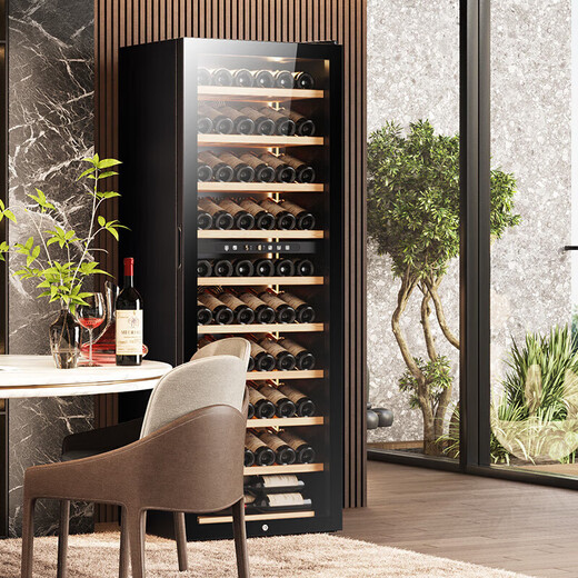 BAIKAILUN wine cabinet constant temperature wine cabinet air-cooled constant temperature moisturizing wine refrigerated storage display cabinet multi-functional household refrigerator sake beer cold bar foreign wine tea cabinet fixed frequency | single temperature | multi-function model 30 bottles thin section