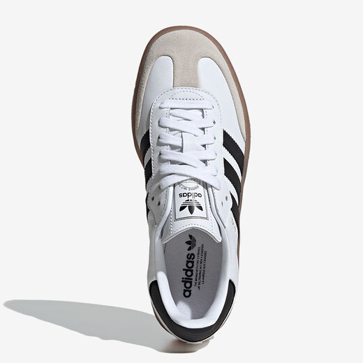 阿迪达斯adidas三叶草女鞋SAMBAE经典厚底运动鞋小白鞋德训鞋T头鞋 JI1349 36