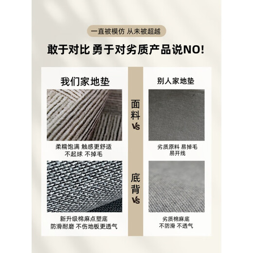 Lion Aolixing entrance door floor mat high-end 2025 new door foot mat anti-slip entry door exterior door mat porch gray 15271 80 cm mi*120 cm mi small size recommended