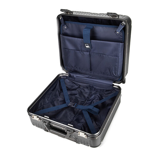 Walker Shop Light Luxury Brand Luggage 2025 New Small Boarding Suitcase Trolley Case 18-inch Lightweight Aluminum Frame Travel Case Temperament Gray 18-inch