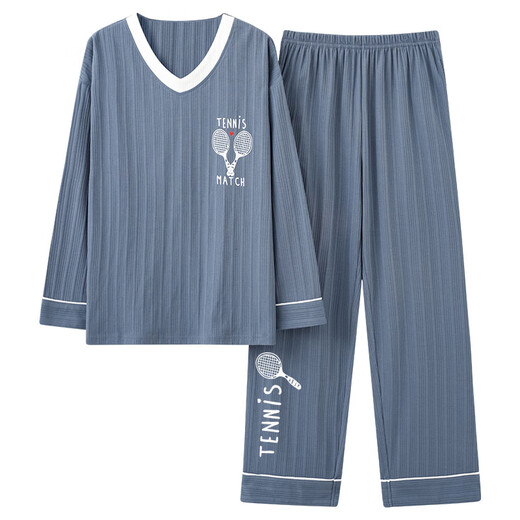 Urban Beauty Pyjamas für Frauen im Frühjahr und Herbst Pure Cotton Koreanische Version Cartoon Langarm großer zweiteiler Anzug Sommerherbst- und Winter-Heimkleidung kann außerhalb von GXT9928 L getragen werden (empfohlen 95-115jin [Jin gleich 0,5 kg]))