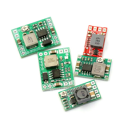 大富瑞 DC-DC 3A 5A可调降压电源模块板稳压航模MP1584EN 24V-12V 9V转5V MP1484EN 航模降压电源模块