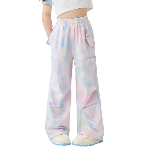 MOUNKIDS GIRLES Pantalones de verano de patrón de verano