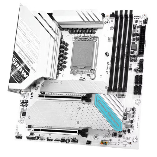 精粤M雪之梦 GAMING ITX 系列ARGB白色主板D4/D5台式电脑主板 D4 12013 14代全支持 三年质保 超值装机 INTEL B760 x  无内存