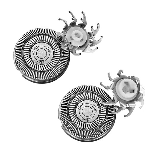 zler适用超人剃须刀头盖RS7368 RS7373 RS7375 RS7365 RS7371刀片刀网罩卡门盖刀架中座整套机头收纳盒 2刀2网