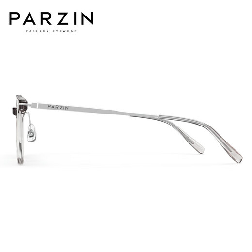 帕森（PARZIN）防蓝光眼镜架 轻盈多边形素颜镜 抗蓝光护目镜 15866 浅棕色 颜色任选联系客服