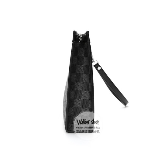 Walker Shop New Handbag Bag Men's Clutch Bag Fashion Fashion Bag Bag Arojes Bolso de negocios Bolsa de mano a cuadros de mano negra (29*19.5*5.5cm)
