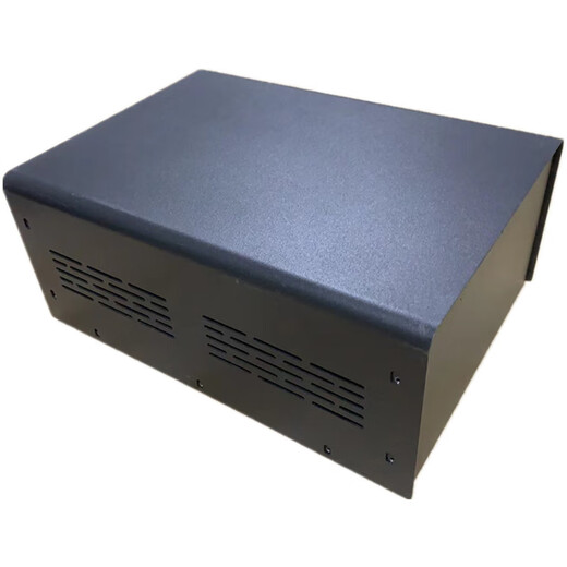定制加工塑框铁皮仪表电源设备控制器手提台式机箱IY外壳钣金件 CM-12210*140*270喷塑黑