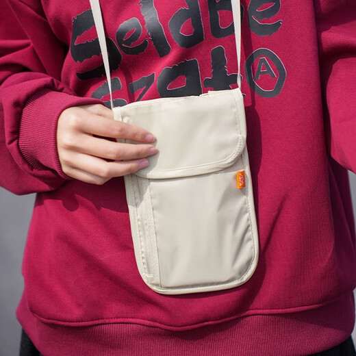 GPHF Japan GP Outdoor Travel Business Travel Anti-Diebstahl RFID Hals Hanging Wallet Lagerung wasserdichtes Nackenhänge Mobiltelefon Passbag Grau Grau