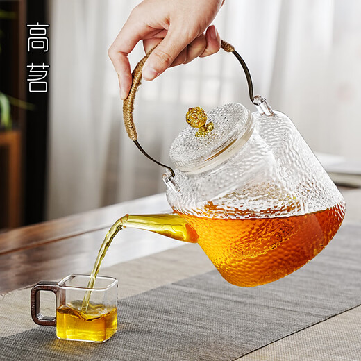 Gaoming 2025 new glass teapot household large-capacity lifting kettle high temperature resistant kettle electric ceramic stove special teapot Xianghe lifting kettle 1500ml