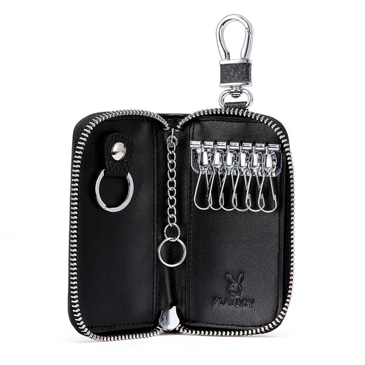 PLAYBOY (PLAYBOY) NUEVA BOLA DE MENOS MENOS MINI MINI PUERTA DE CARTOTE DE CARTO DE CAPILLA UNIVERSAL DEL CAPILLA Multifunción Bag Negro 0151