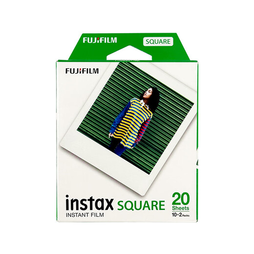 FUJIFILM instant photo paper is suitable for miniSE/11/12/99 white edge/color edge photo paper SQ square WIDE wide series photo paper SQ square white edge 20 sheets