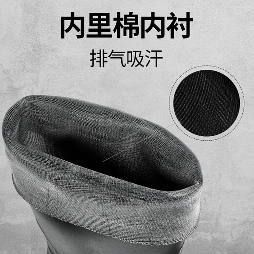 FOOTOPPO高筒雨鞋男钓鱼长筒水靴男士赶海雨靴涉水防水劳保水胶鞋防滑水鞋