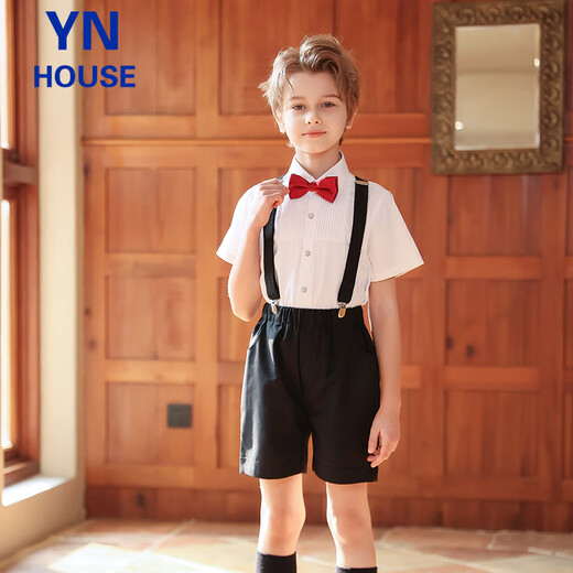 衣诺坊儿童演出服六一表演服饰幼儿园背带裤套装毕业照主持礼服