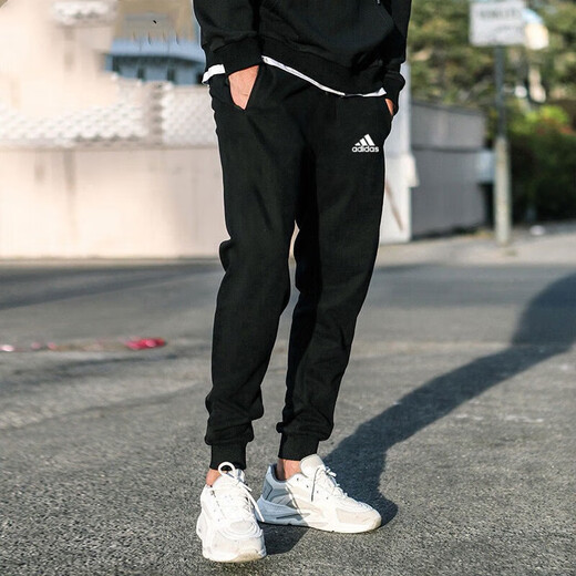 Adidas Herren Sportanzug 2025 Sommer Neue gewebte Kapuzenjacke Windschutz Jacke Strickhosen 2-teilige Set IB0381+GK9226 XS