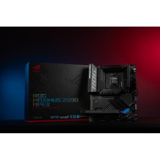 华硕 ASUS华硕ROG MAXIMUS Z690 APEX全新渲染双卡台式主板支持D5 12-14代 箱说配件齐全