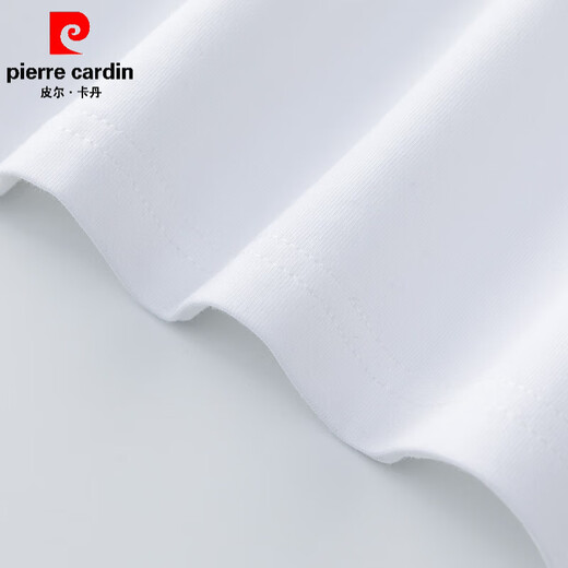 Pierre Cardin Pure Cotton White T-Shirt Damen Kurzärärmelte Lose Temperament Student Vielseitige Schulterhemd Top Sommer 2025 Neue koreanische Version 6196 Weiß kurzärmelig M (Empfohlen 80-105 Jin [Jin gleich 0,5 kg]))