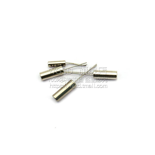Dafuri 3x8 cylindrical passive crystal oscillator 32.768K quartz crystal 2x6 quartz crystal 6MHZ 8 12 16 2x6 32.768KHz (10 pieces)