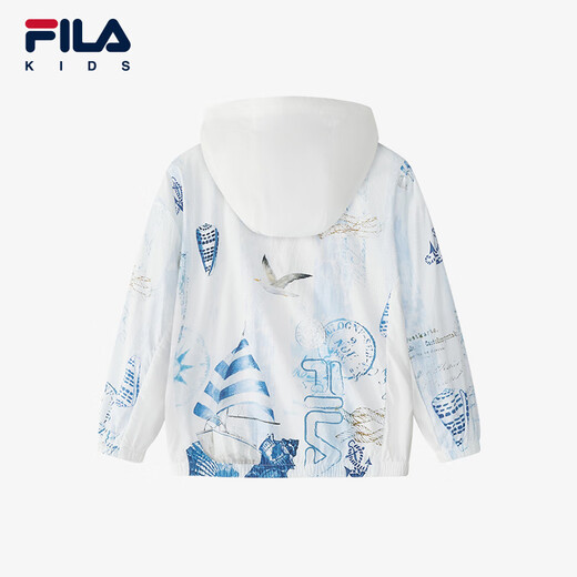 FILA Children's Clothing Children's Sun Protection Clothing 2025 Summer New Children's Lightweight Jacket Full Print One-ZA 110