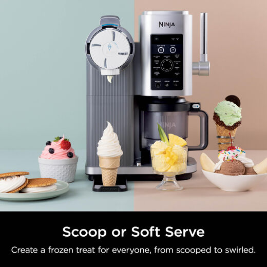 NINJA Swirl CREAMi Ice Cream Maker 13 in 1 Low Calories NC701