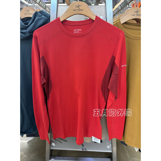 始祖鸟（ARC'TERYX）ARC’TERYX始祖鸟RHO HYBRID男士内层长袖上衣拼接羊毛6190/6243 不退换半拉链石墨灰GAP 6190 S
