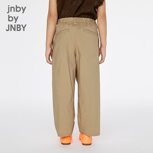 jnby by JNBY新款江南布衣童装宽松纯色长裤锥形裤25春女童1P2E12610 272/驼杏色 100 cm