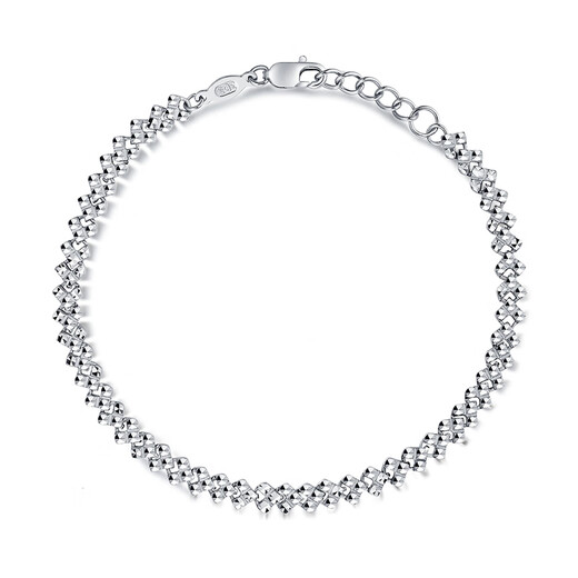 Gold Supreme Platinum Bracelet Women's Versatile Fishbone Bracelet PT950 Platinum Bracelet Gift Birthday Gift Price 8.61g