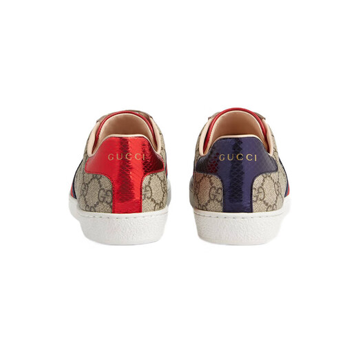 Gucci (G)/Женская туфли Пара Ace Pare of G Canvas Conteakers 4990 K2LH0 9768 БЕЙЖЕ 35 34