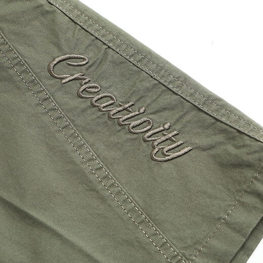 
GY Yager [Pure Cotton] Middle-aged Men's Summer Solid Color Leisure Pants Elastic Waist Straight Shorts Daddy Outfit Q9871 Military Green XL Recommended 100-125 Jin [Jin equals 0.5 kg]